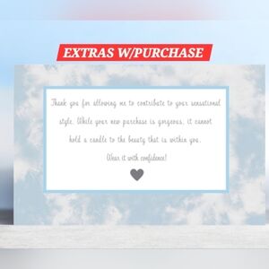 NWT - 50ct. 4x6 Thank You Cards - Bonus Random - 3-10x13 Polymailers